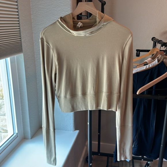 Lululemon Modal fleece long sleeve fleece hoodie trench size 12 - Picture 7 of 16